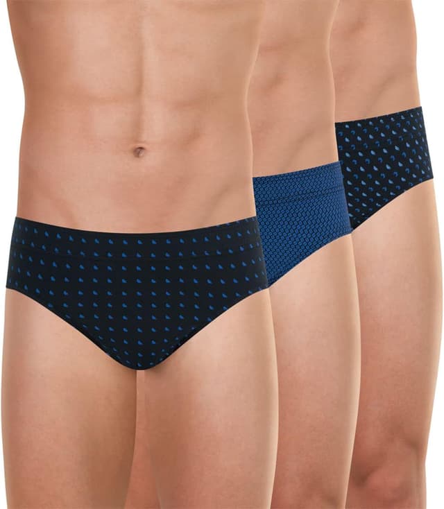 Thumbnail 6 de Eminence lot de 3 slips taille basse homme en jersey 100% coton peigné (motif)