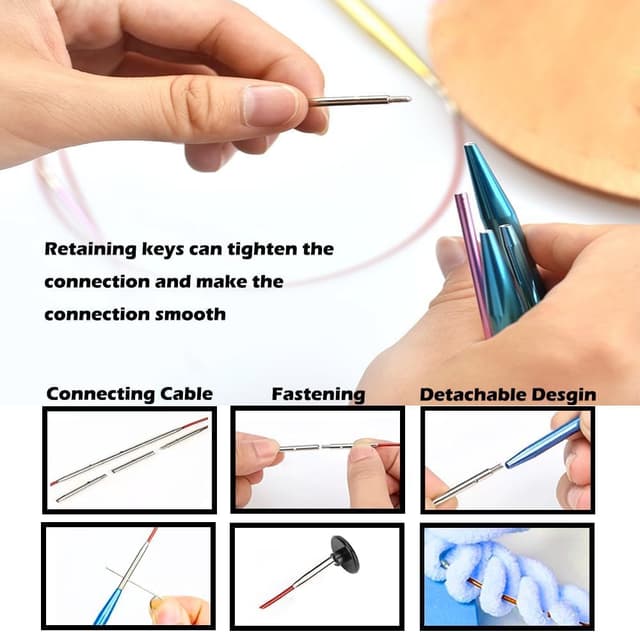 Thumbnail 5 de Knitiss 13 Pairs Circular Needles 3.0–10.0mm