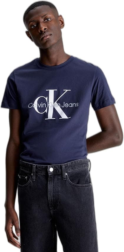 Detalle de Calvin Klein Core camiseta hombre XL azul