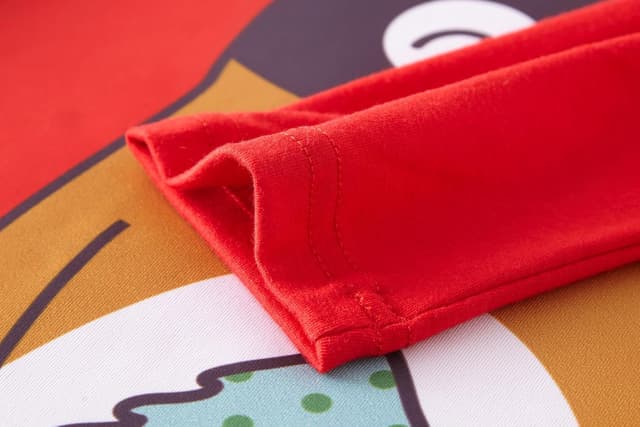 Detalle 2 de LOLPIP Weihnachts-Nachthemd für Mädchen (3–10 Jahre) – Langarm, Pyjama-Winterkleid mit Baumwollanteil