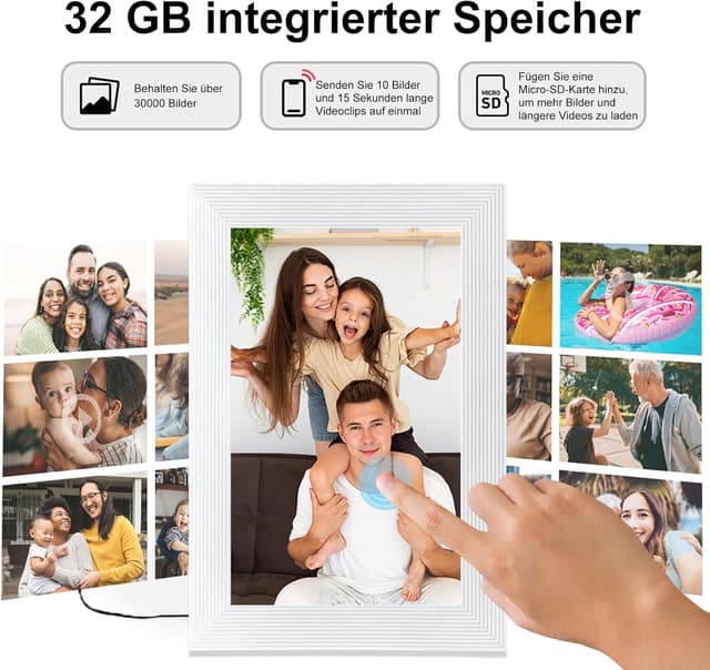 Detalle de Digitaler Bilderrahmen WLAN Frameo 10,1 Zoll