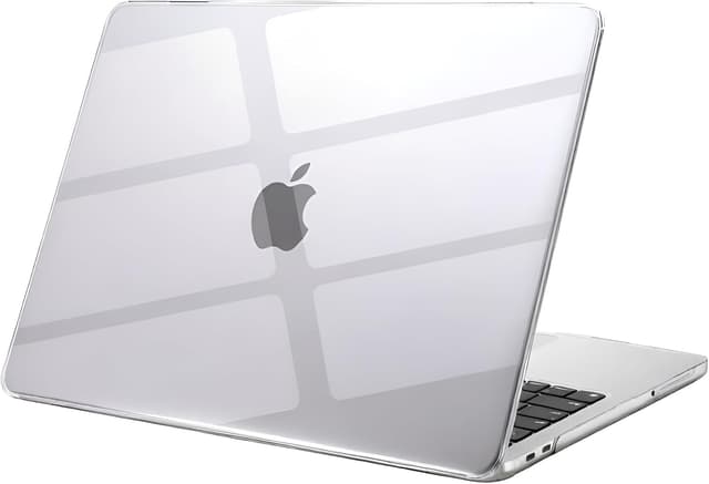 Detalle de eleger Crystal Clear hard shell case for MacBook Neo 13 inch (A18 Pro, 2026) with crystal-transparent protection