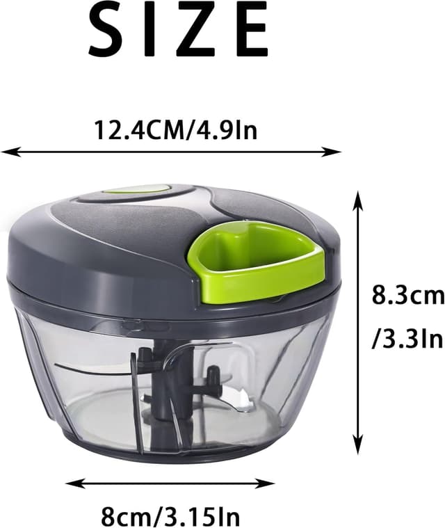 Thumbnail 6 de Ourokhome Vegetable Chopper, 500ml 🥕