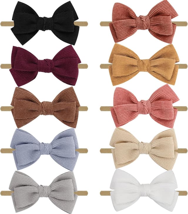 Detalle de DRESHOW Baby Headbands 10 Pack