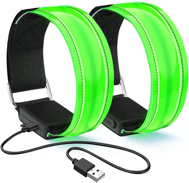 Detalle de flintronic Brazalete LED Recargable 2PCS