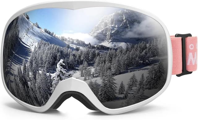 Detalle 2 de OutdoorMaster Owl Kids: maschera da sci per bambini con lenti ottiche e protezione UV400