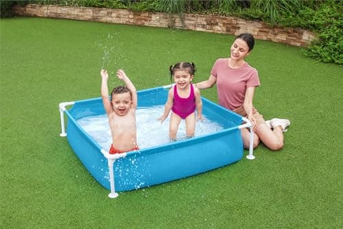 Detalle 2 de BESTWAY My First Frame Piscina infantil 122x122x30,5 cm