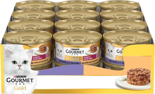 Thumbnail 6 de GOURMET Gold Intrecci cibo umido 24 lattine 🐱