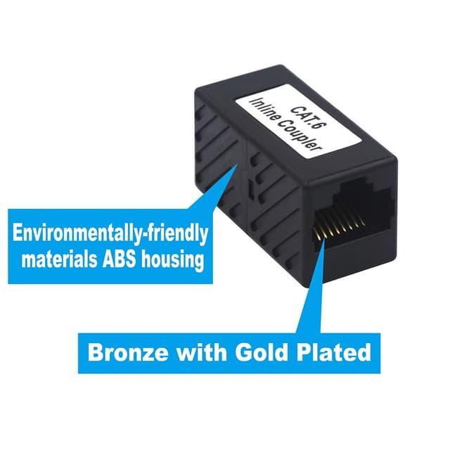 Thumbnail 2 de VCE RJ45 Cat6 coupler 5 pack