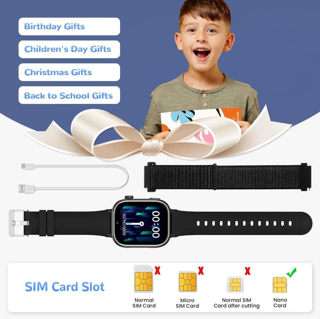 Thumbnail 6 de Oliimptek 4G Reloj Inteligente Niño 1,83