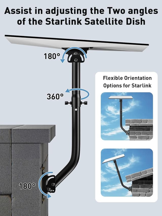 Thumbnail 4 de Starlink Gen 3 Mount 360° Adjustable Wall Mount 📡
