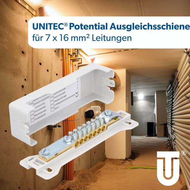 Detalle 2 de Unitec guida di compensazione potenziale 7 x 16 mm²