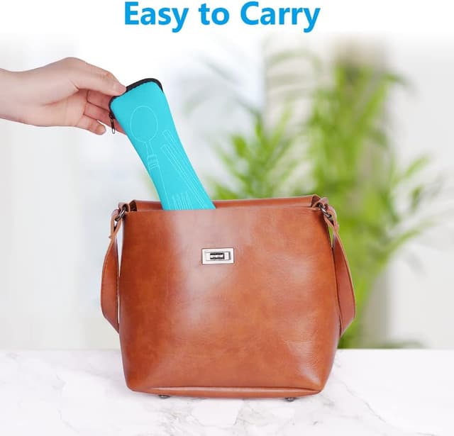 Thumbnail 4 de Vicloon 6PCS Cubiertos para Camping 🥄 - Compactos y Duraderos