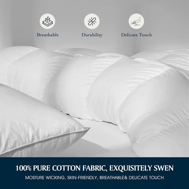 Detalle de Goose Feather Down Comforter 90 x 90