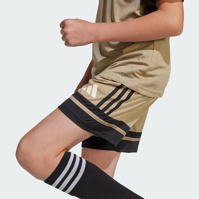 Thumbnail 4 de adidas Unisex niños SQUADRA25 Short Kids, White/Team Power Red 2 13-14 años
