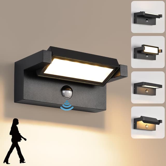 Detalle de Lampada parete LED esterni sensore movimento 22W