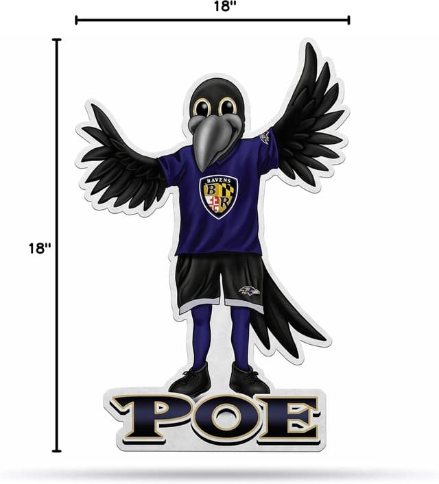 Detalle de Rico Industries NFL Football Mascot Shape Cut Pennant (Soft Felt, EZ to Hang) for Home & Living Room Décor