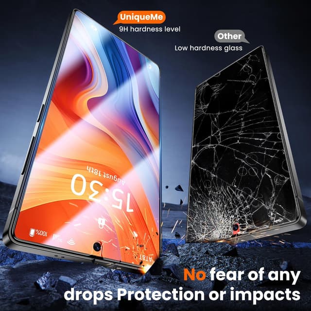Detalle de UniqueMe Galaxy S25 Ultra Privacy Screen Protector 2 Pack
