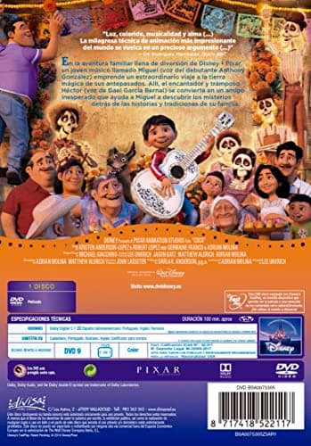 Detalle 2 de Coco DVD 📀