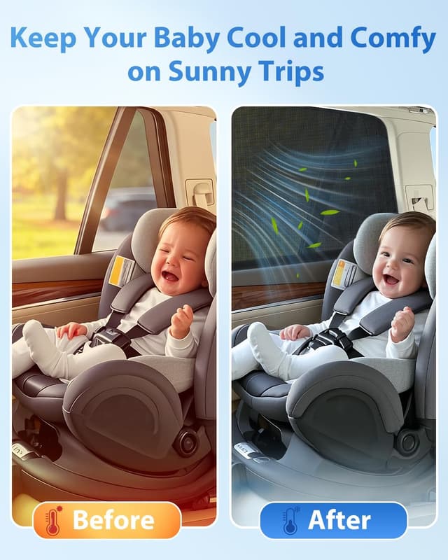 Detalle 2 de Sonnenschutz Auto 2 Stück UV Schutz