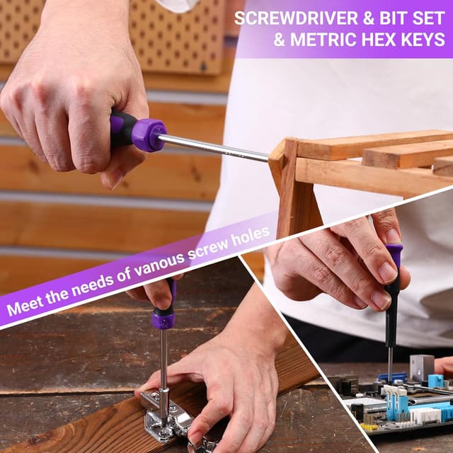 Detalle 2 de DEKO Werkzeugkoffer Akku-Schrauber-Set 1,5 Ah