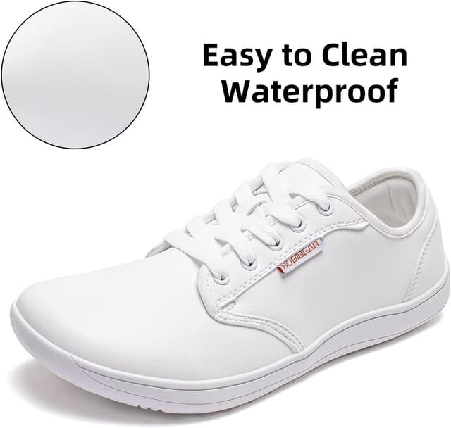 Thumbnail 3 de HOBIBEAR Barfußschuhe Breite Leder Minimalistischer Outdoor-Schuh