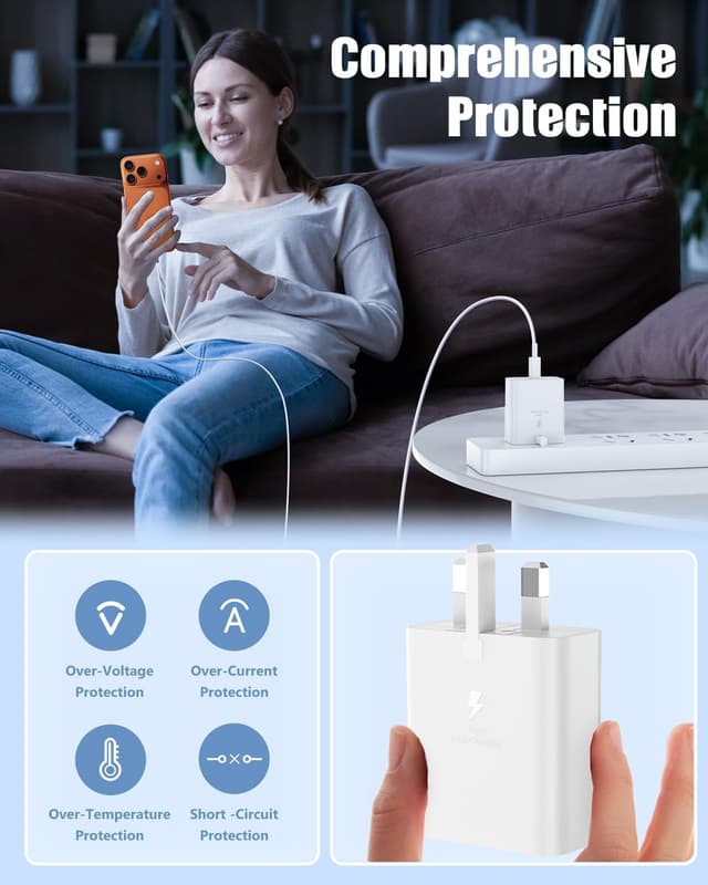 Thumbnail 4 de Samsung Fast Charger 25W 2m cable pack