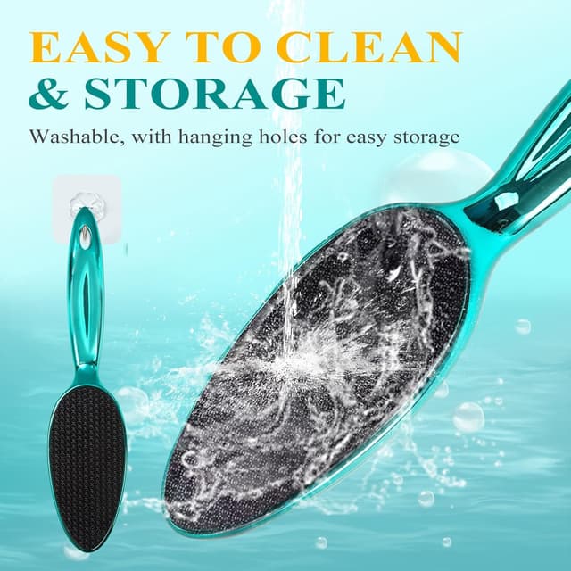 Detalle 2 de HovuuTuig Nano Glass Foot File (Metallic Green) – gentle callus remover for feet at home