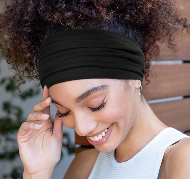 Thumbnail 1 de Huachi Wide Headbands Boho Non-Slip Headband