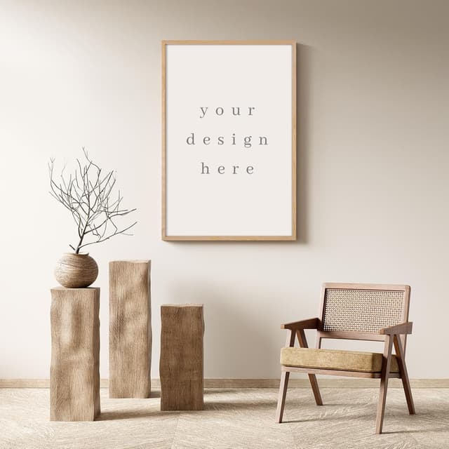 Thumbnail 6 de puthiac 20x30 Solid Oak Wood Picture Frame with Plexi Front (Natural Oak) — poster frame for wall display