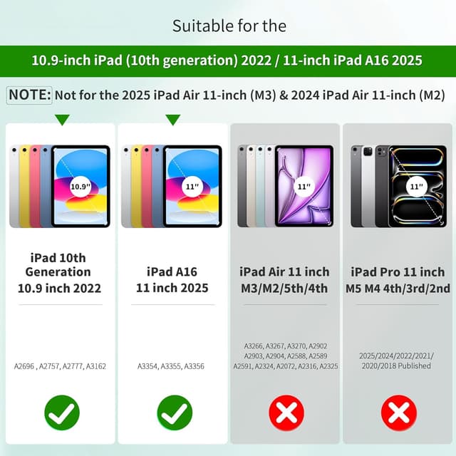 Detalle 2 de EasyAcc Case for iPad A16 Slim 11-inch cover