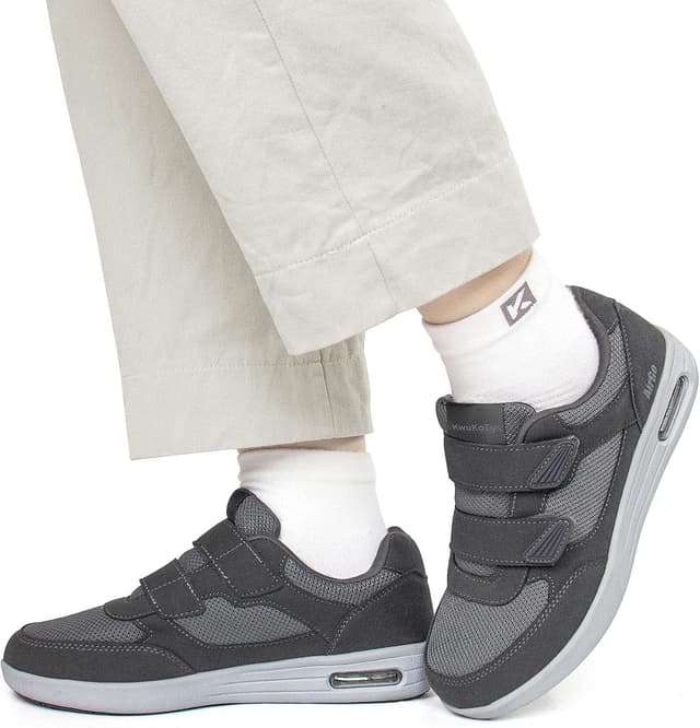 Detalle 2 de KWUKOTY Diabetiker Schuhe Herren Verstellbar 40-47