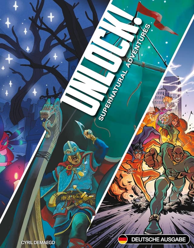 Detalle 2 de Space Cowboys – Unlock! (SCUNL12DE) Jeu coopératif multicolore, version allemande