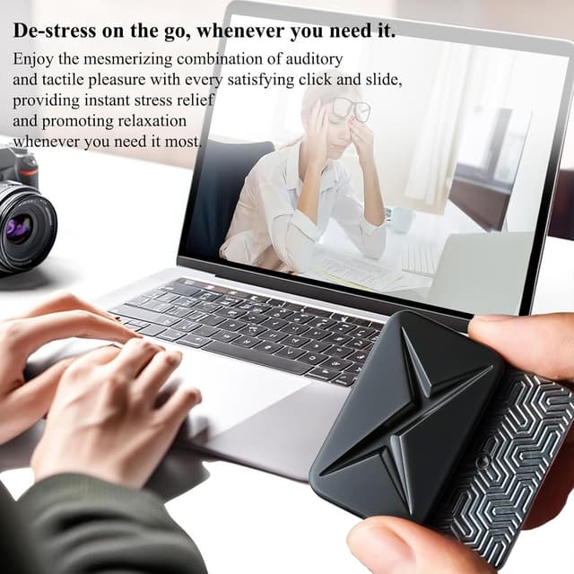 Detalle 1 de Metal fidget slider for stress relief