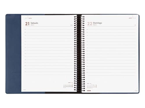 Detalle 2 de Finocam Agenda Espiral 2026 — 1 día/página 📘