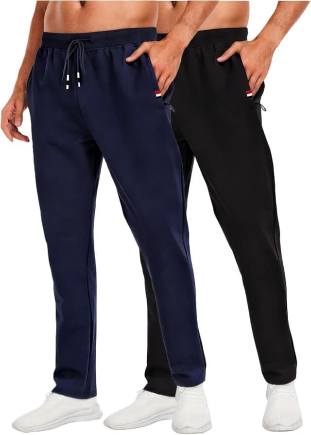 Detalle de SIHOHAN tracksuit bottoms joggers with zip pockets