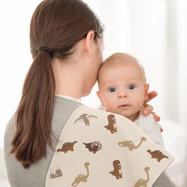 Detalle 2 de Musselin-Spucktücher 6er Pack 50 x 25 cm