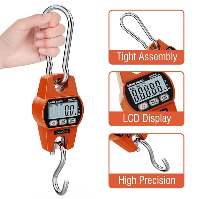 Thumbnail 2 de GRAM PRES Digital Hanging Scale 300kg