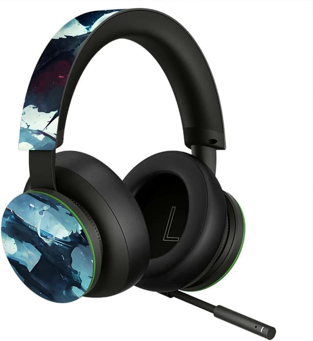 Detalle de playvital Custom Vinyl Skins for Xbox Series S (Field of Devil) – console skin & controller decal set