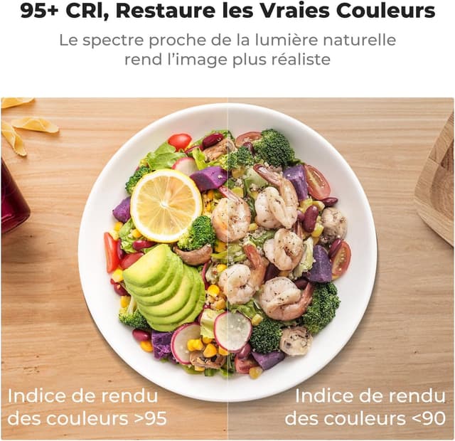 Detalle 2 de K&F CONCEPT 135 LED RGB Video Light 5000mAh