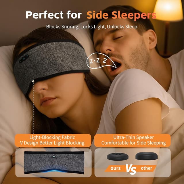 Detalle 2 de Sleep Headphones Headband 20H Playtime