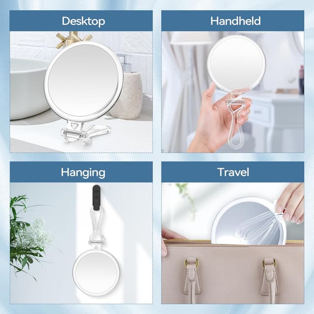 Thumbnail 5 de B Beauty Planet 30X Travel Hand Mirror 🪞