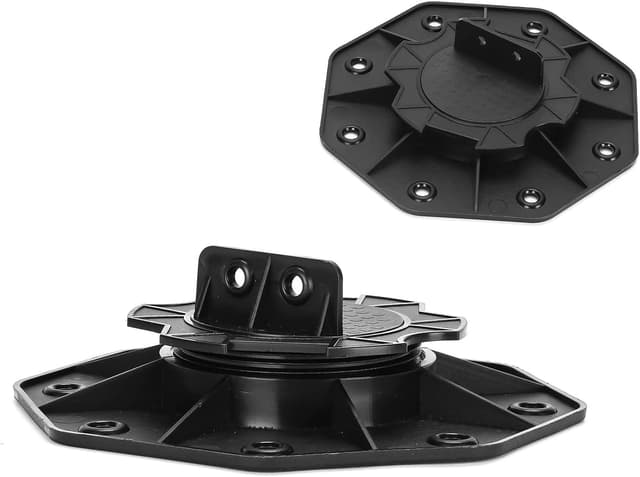 Detalle de HERRSELSAM Stelzlager höhenverstellbar (18–30 mm) für Terrassenplatten – 50 Stück Stellfüße