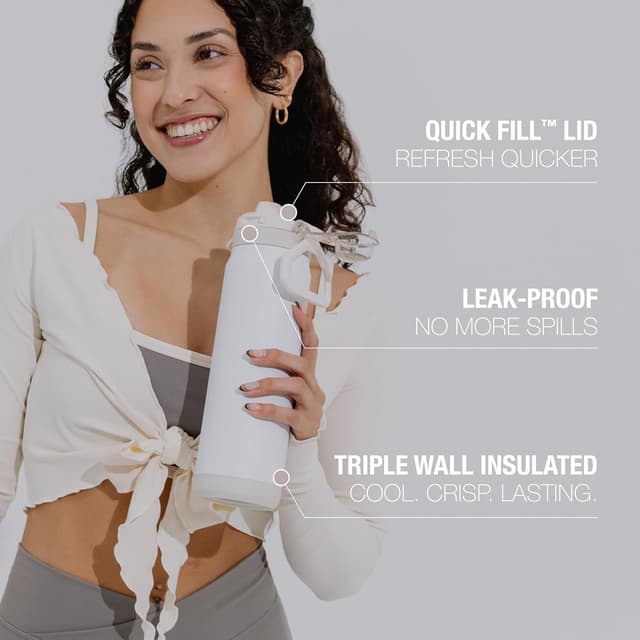 Thumbnail 1 de ZULU Powerfill Pro 40oz stainless steel water bottle