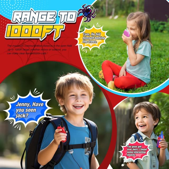 Thumbnail 1 de Toyokid Spider Walkie-Talkie 8h per bambini