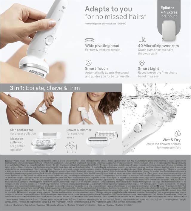 Thumbnail 6 de Braun Silk-épil 9 Epilator 1 month