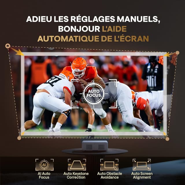 Thumbnail 2 de Aurzen Eazze D1 Vidéoprojecteur 4K Full HD