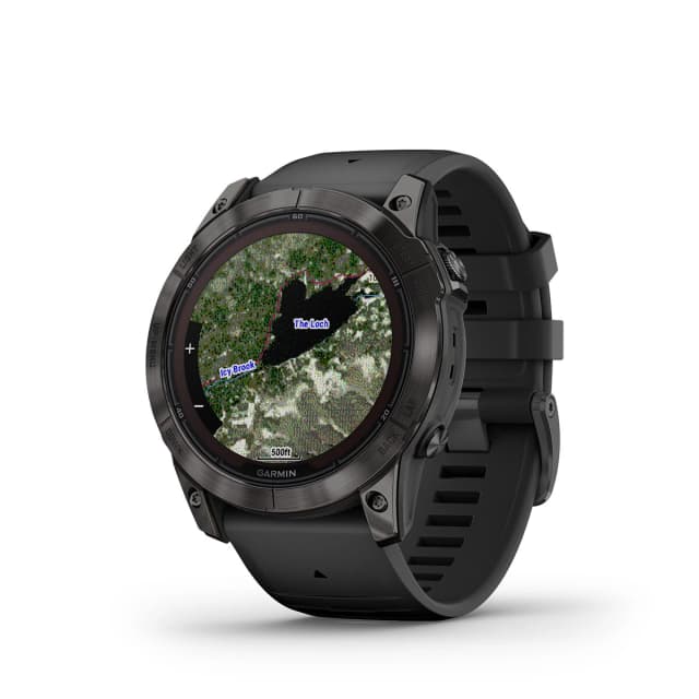 Detalle de Garmin Fenix 7X Pro Zafiro Solar (Reacondicionado a estrenar) con Power Sapphire solar