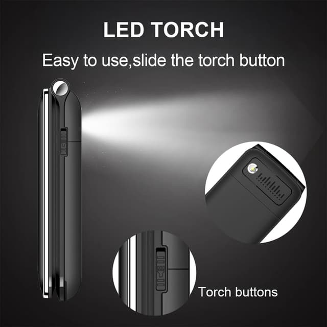 Thumbnail 4 de Guwet 2G Big Button Flip Phone Elderly