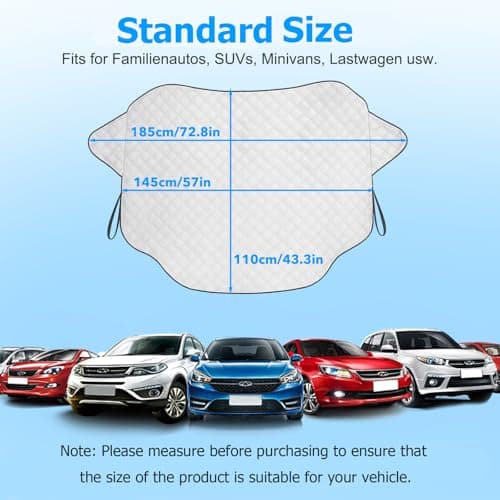 Thumbnail 3 de Housse pare-brise auto 145x110 cm ⚙